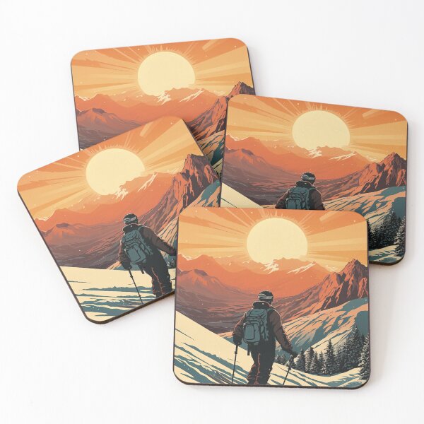 Item preview, Sun Valley, USA, Travel poster designed and sold by BokeeLee.