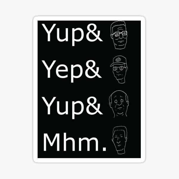 Download Mhm Sticker By Demboystees Redbubble