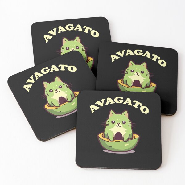 Item preview, Avagato Funny Avocado Cat  designed and sold by Digital Story Time.