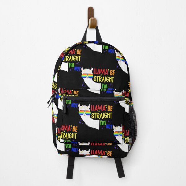 Item preview, Rainbow Llama Be Straight I'm Not LGBT Quote designed and sold by ontrendshirts.