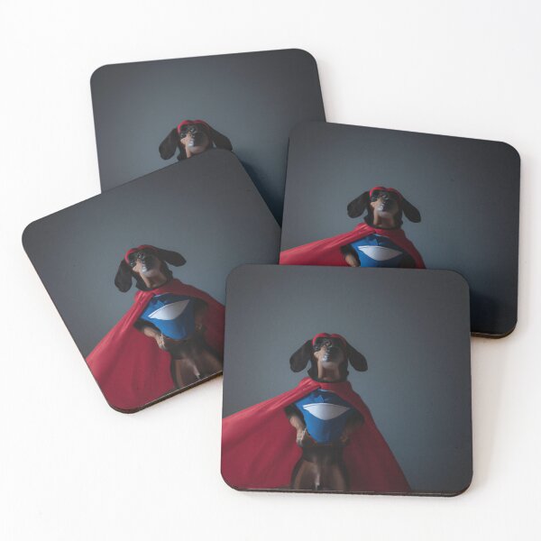 Item preview, Dachshund Superhero #4 designed and sold by DachshundClub.