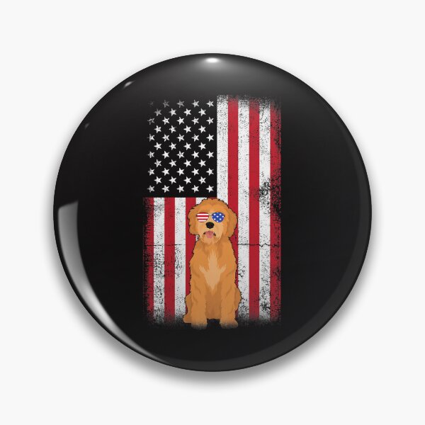 Item preview, Goldendoodle Dog USA Flag Boys Girls Men Women 4th Of July designed and sold by KoushtubhKalla.