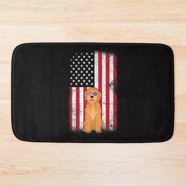 Item preview, Goldendoodle Dog USA Flag Boys Girls Men Women 4th Of July designed and sold by KoushtubhKalla.