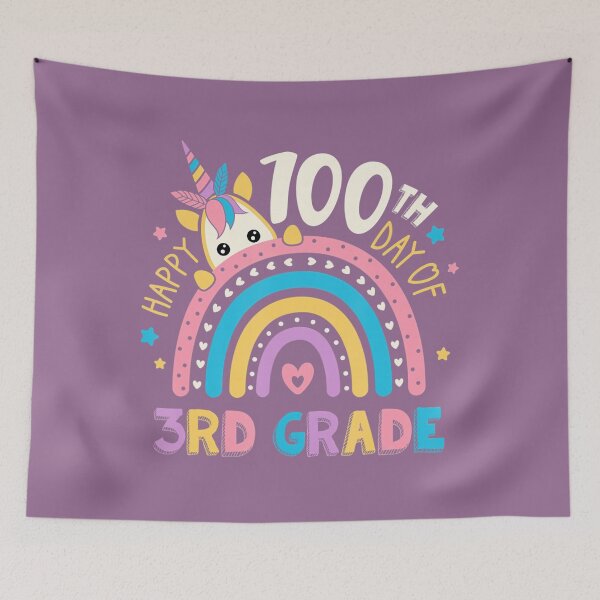 Item preview, Dabbing Unicorn 100th Day Of School 3rd Grade 	 100 Days 		 designed and sold by xdkjnmaug95.
