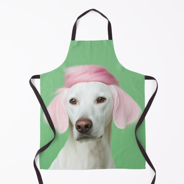 Item preview, Labrador Bitch Pink Hairstyle - Beautiful Dog Art designed and sold by DigitalArties.