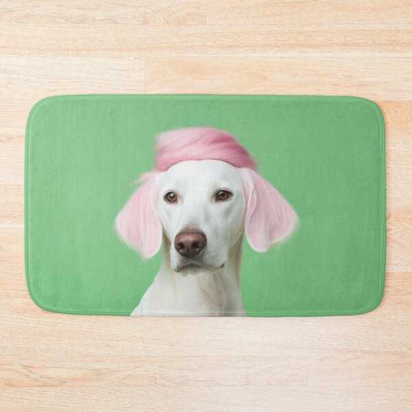 Item preview, Labrador Bitch Pink Hairstyle - Beautiful Dog Art designed and sold by DigitalArties.