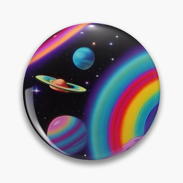 Item preview, Space Cosmic Planets Retro Psychedelic AI Art 70s Phantasy Sci-Fi Trippy  designed and sold by RandomWeird.