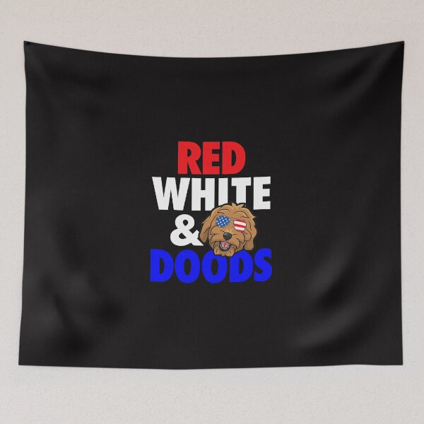 Item preview, Goldendoodle Mom Dad 4th of July Doodle Dog Doodle Dog designed and sold by KoushtubhKalla.