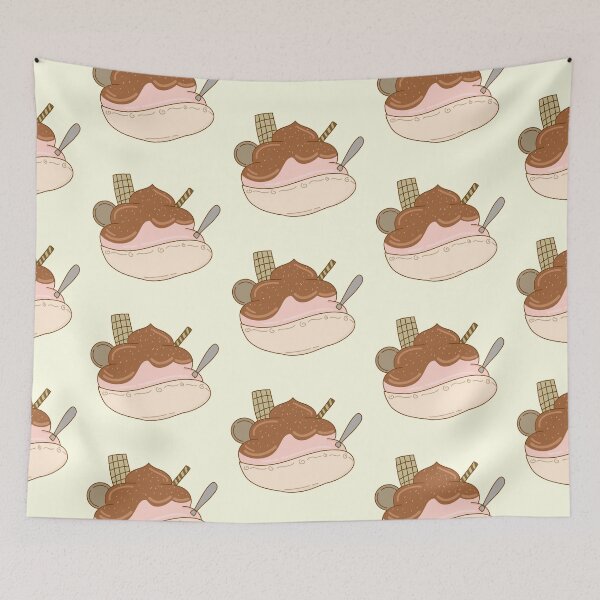 Item preview, Cute chocolate and strawberry jelly pudding sticker designed and sold by DozyJov.