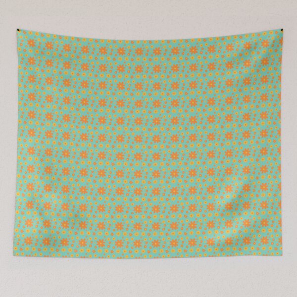 Item preview, Orange and Yellow Flowers Print designed and sold by Heids953.