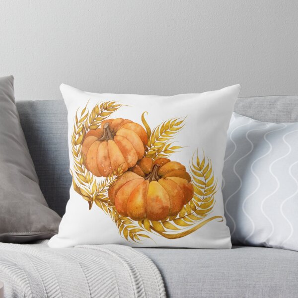 Item preview, Watercolor Fall Pumpkin designed and sold by MicsPics.