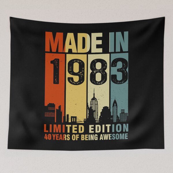 Item preview, 40th Birthday Made In 1983 Limited Editio designed and sold by MelviGome.