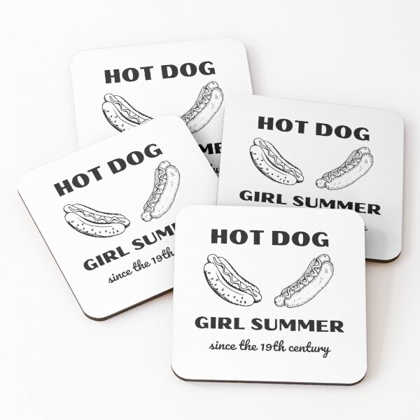 Item preview, Hot Dog Girl Summer designed and sold by DizzyShirts1.