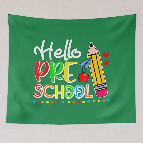 Item preview, Hello Preschool Grade Team Pre K Back to School Teacher Kid 	 	 designed and sold by egzvxovrwwn37.