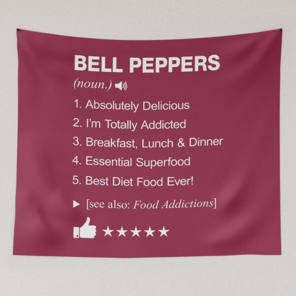Item preview, Bell Peppers Definition Meaning Funny 		 designed and sold by hacbbtkhuw71.