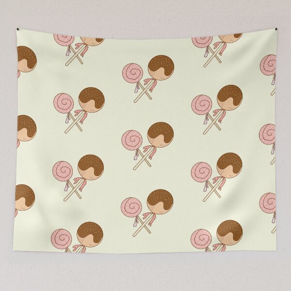 Item preview, Cute chocolate dipped cakesicle and strawberry flavored lollipop sticker designed and sold by DozyJov.