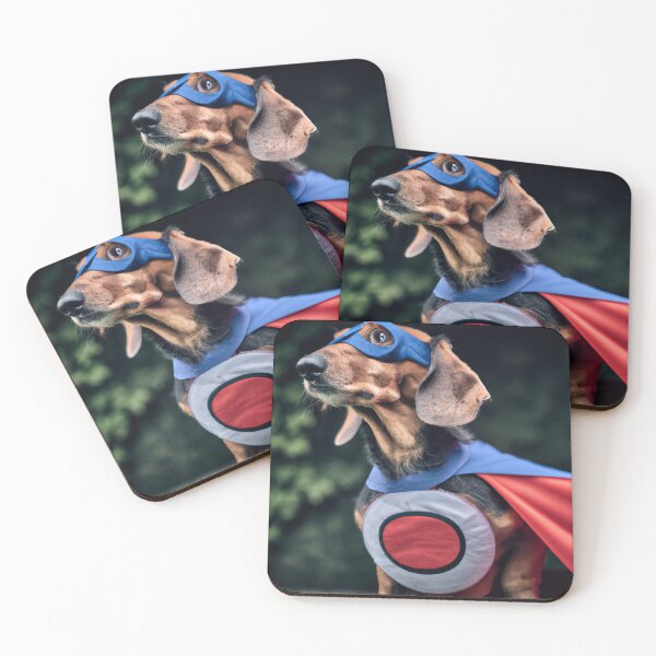 Item preview, Dachshund Superhero #7 designed and sold by DachshundClub.