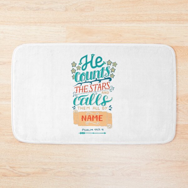 Item preview, He Counts The Stars And Calls Them All By Name - Psalm 147:4 designed and sold by Zklag.