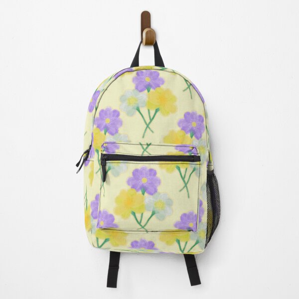 Artikelvorschau, Bemalte Buttercup-Frühlingsblumen-Diamantwiederholung botanische Argyle-Weiß-Gelb-Lila-Blumen entworfen und verkauft von RegalitosParaTi.