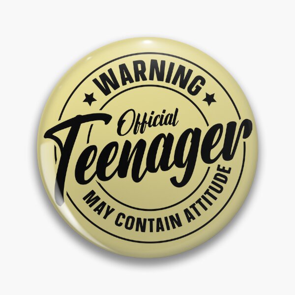 Item preview, Warning Official Teenager May Contain Attitude designed and sold by simmoredsign.