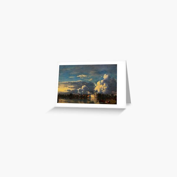 Wolkenlucht boven Hattem aan de IJssel Greeting Card
