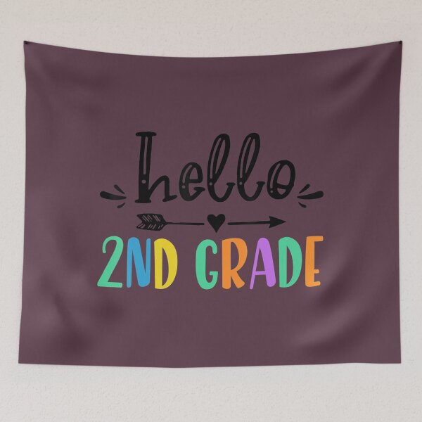 Item preview, Hello Second Grade Team 2nd Grade Back to School Teacher Kid 	 	 designed and sold by tisoiwbqo56.