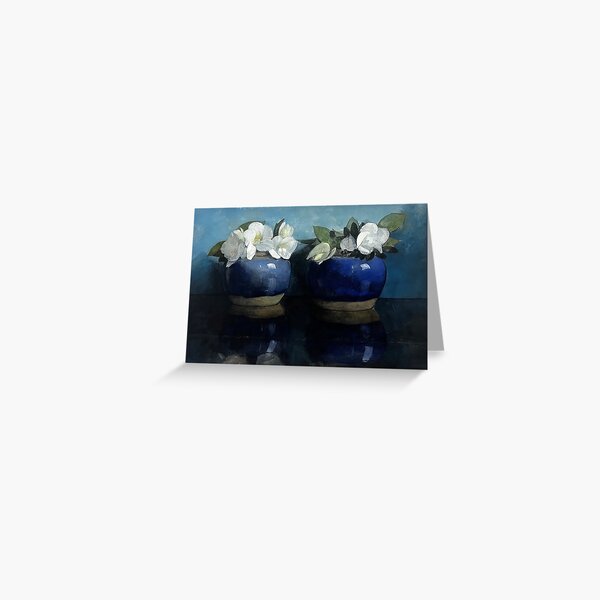 Bloemen in vaas Greeting Card