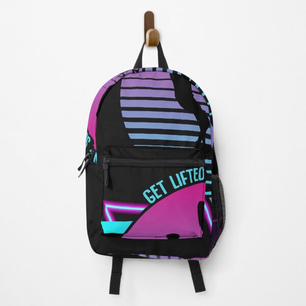 Item preview, Get Lifted on the Sea Synthwave 80s Wing Foil Wing Surf Wingfoiler Wingsurfer designed and sold by LumbardaDesigns.