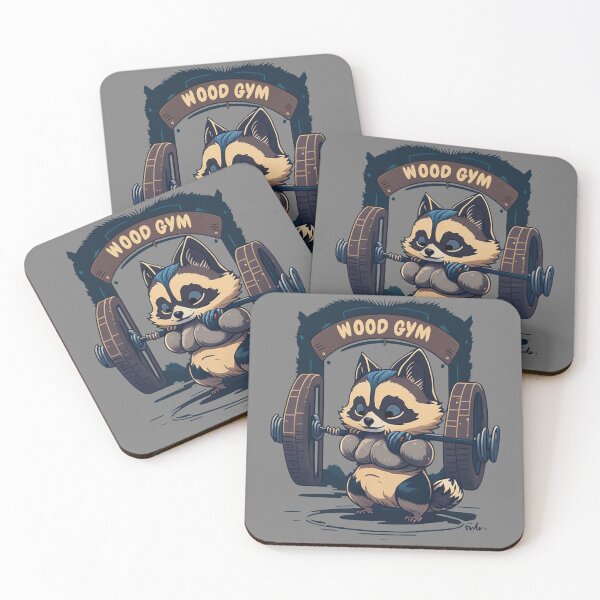 Item preview, Workout Racoon designed and sold by Crystarowz.