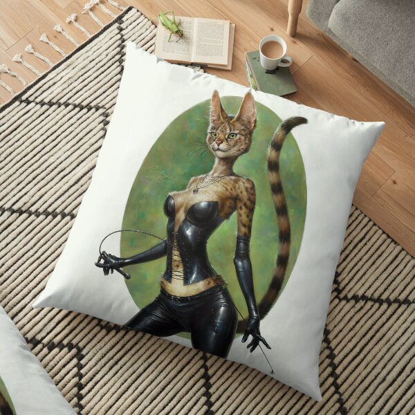 The Royal Cats' Girlfriend Feline Floor Pillow