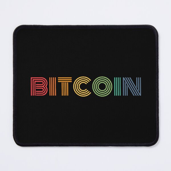 Item preview, Bitcoin Typography Rainbow designed and sold by WhitepaperStyle.