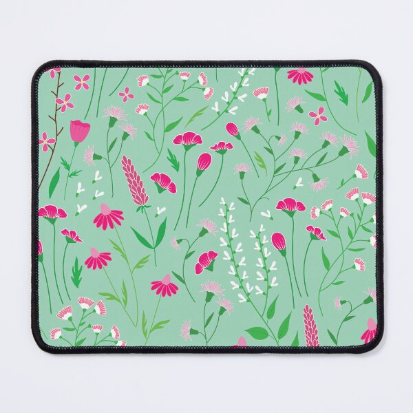 Item preview, Wild pastel garden designed and sold by The Pattern Mill.