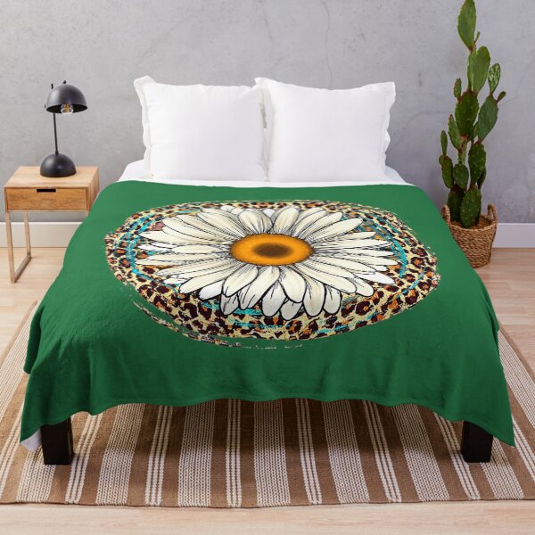Item preview, Daisy Leopard Flower Western Southern Hippy Boho designed and sold by ysmmgvvaxw67.