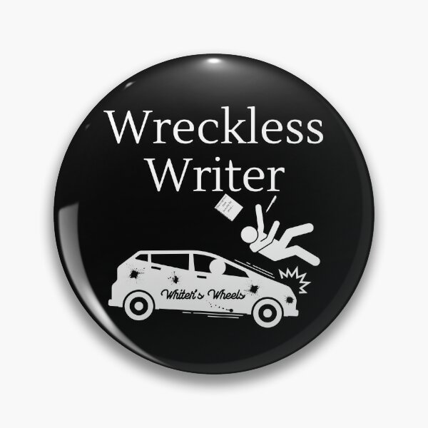 Item preview, Wreckless Writer - White Text designed and sold by TheKnightWriter.