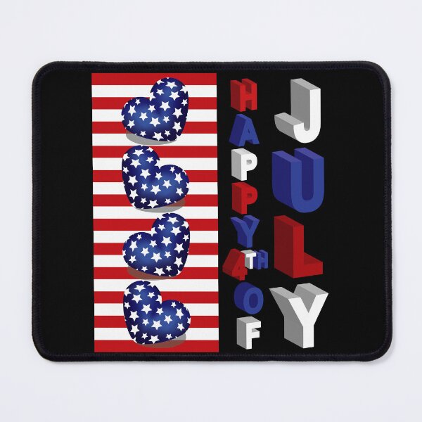 Item preview, 4th Of July 3D Art designed and sold by Ayesha Saleem.