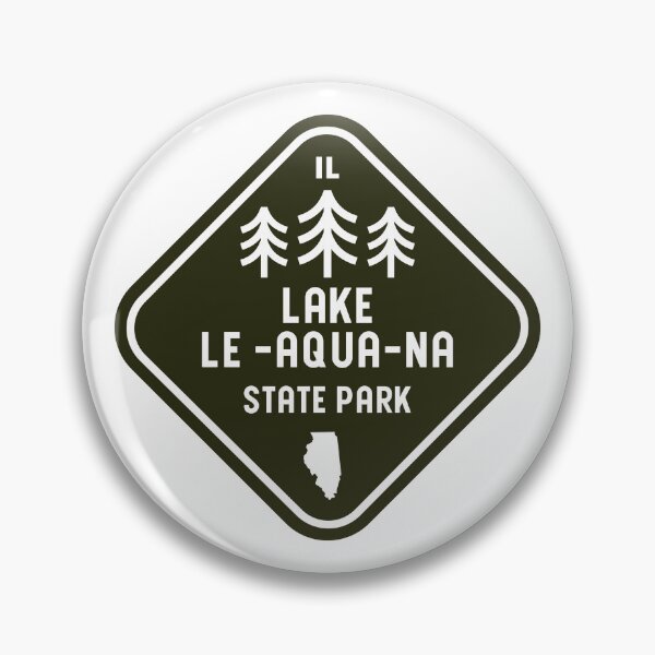 Item preview, Lake Le-Aqua-Na State Park Illinois designed and sold by bivenart.