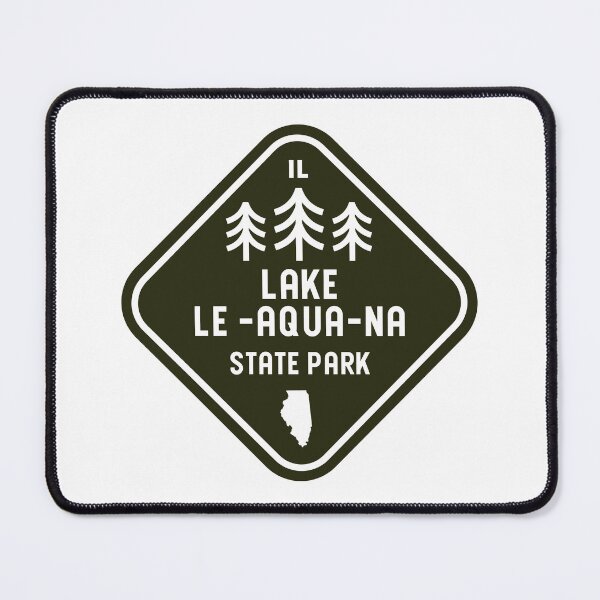 Item preview, Lake Le-Aqua-Na State Park Illinois designed and sold by bivenart.