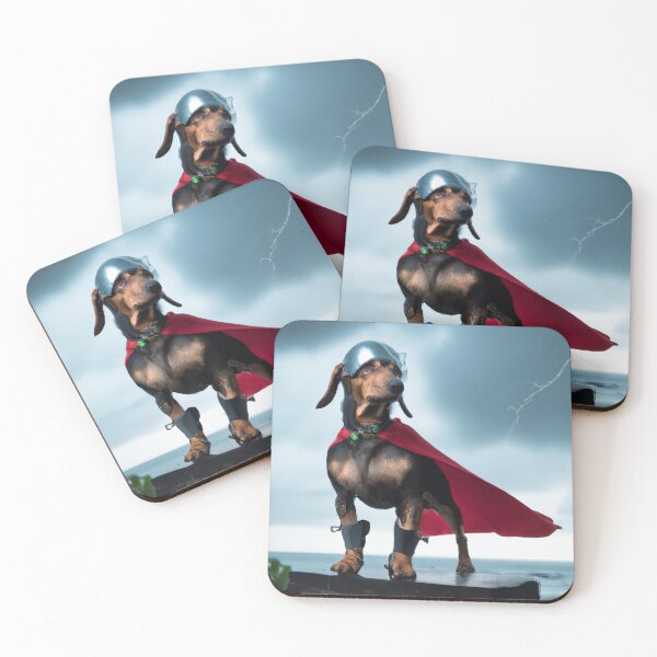 Item preview, Dachshund Superhero #13 designed and sold by DachshundClub.