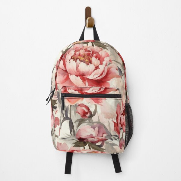 Item preview, Peony Flower Pattern Watercolor Alex Maleev Style Pink designed and sold by Japanattis.