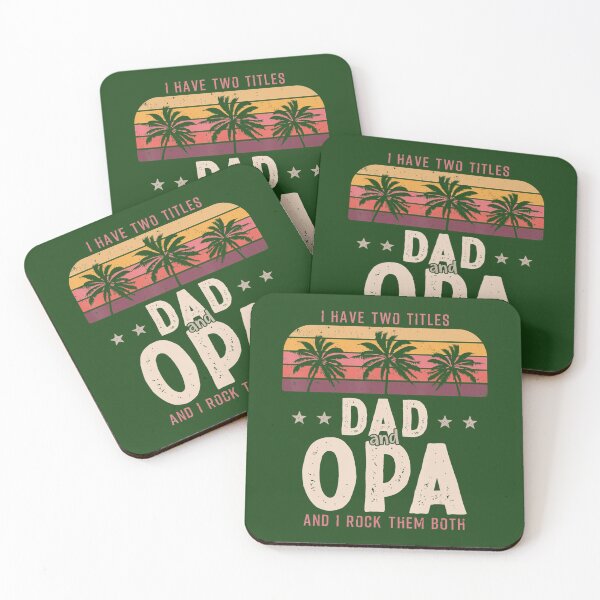 Item preview, I Have Two Titles Dad And Opa 	 Retro Decor Grandpa 	 	 designed and sold by gwqqyvxv67.