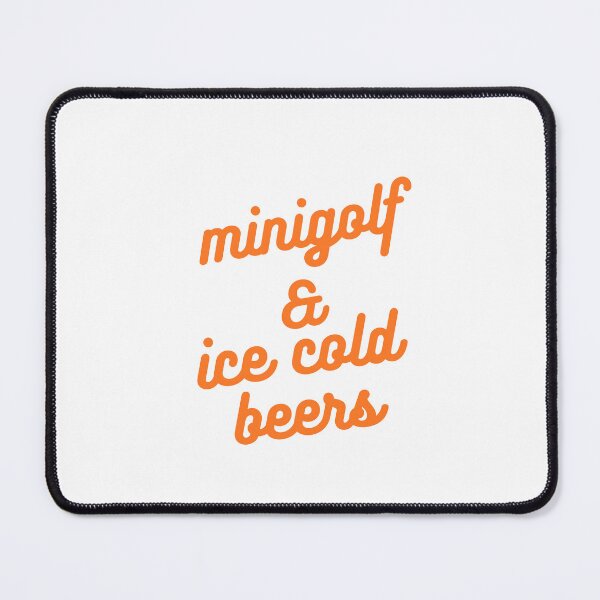 Item preview, Minigolf & Ice Cold Beers designed and sold by Kornel Mayer.