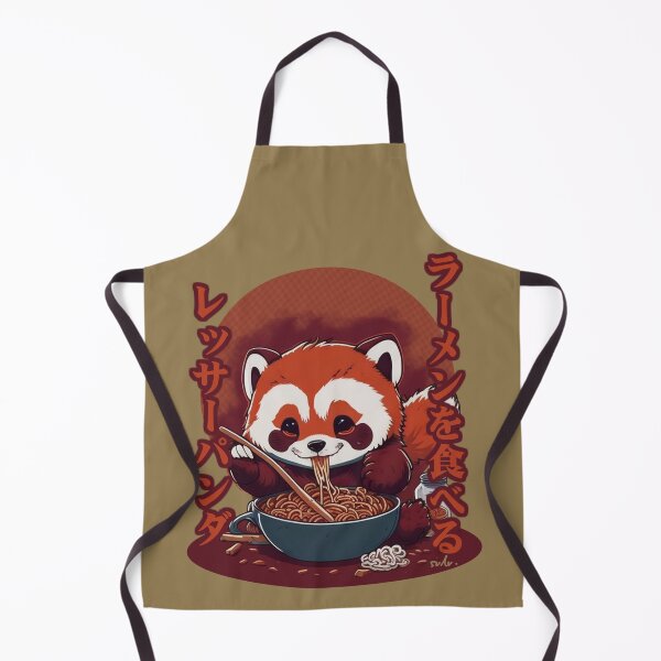 Item preview, Red Panda Eat Ramen designed and sold by Crystarowz.