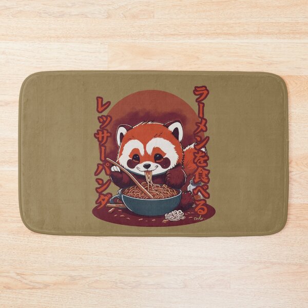 Item preview, Red Panda Eat Ramen designed and sold by Crystarowz.