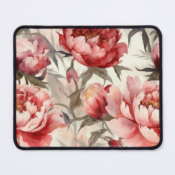 Item preview, Peony Flower Pattern Watercolor Alex Maleev Style Pink designed and sold by Japanattis.