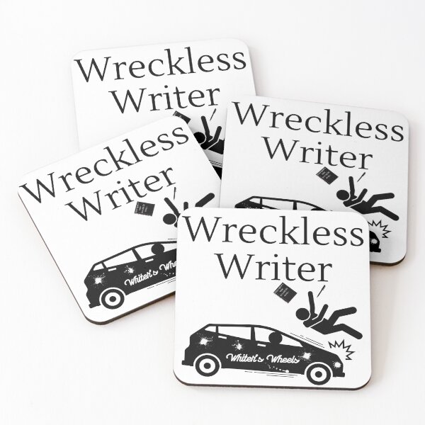 Item preview, Wreckless Writer - Black Text designed and sold by TheKnightWriter.