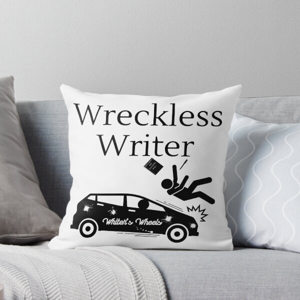 Item preview, Wreckless Writer - Black Text designed and sold by TheKnightWriter.