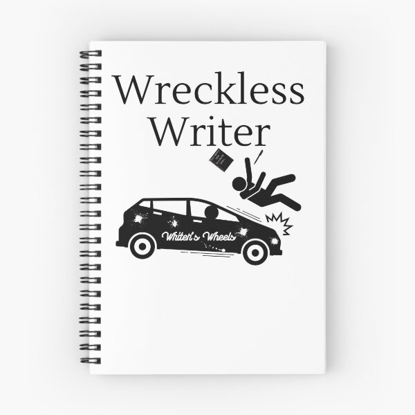 Item preview, Wreckless Writer - Black Text designed and sold by TheKnightWriter.