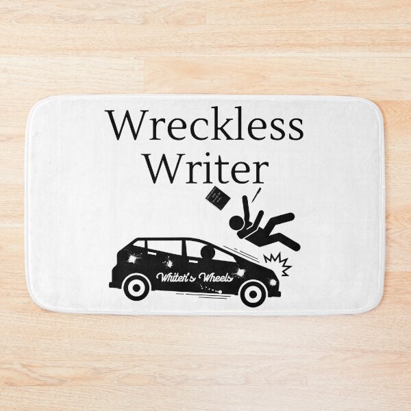 Item preview, Wreckless Writer - Black Text designed and sold by TheKnightWriter.