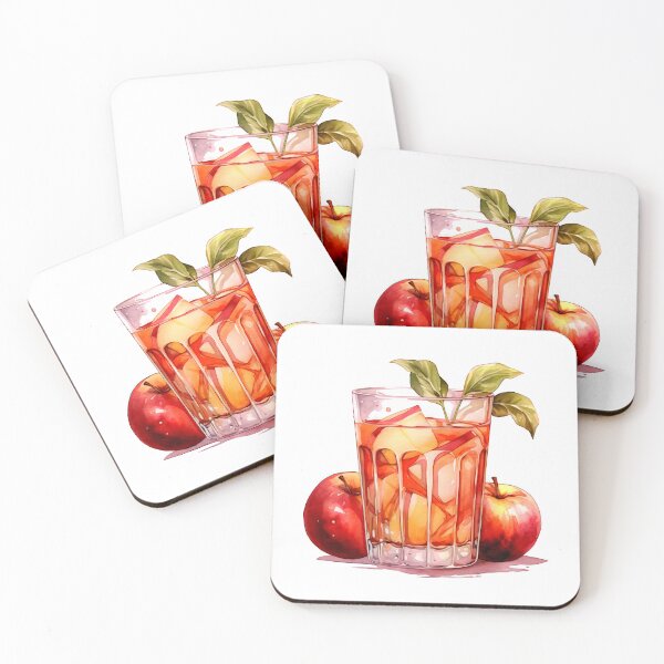 Item preview, Apple Juice Drink Clipart, Drink & Cocktail, Cocktail Art, Beverage Image, Alcohol Drink, Non-Alcoholic Drink, Party Cocktail Art designed and sold by CoolorPainting.