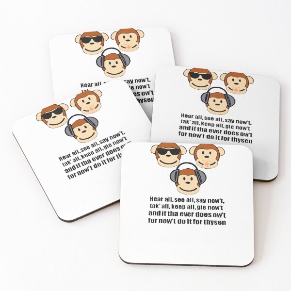 Item preview, The Barnsley Tyke Proverb Hear All, See all Say Nowt designed and sold by taiche.